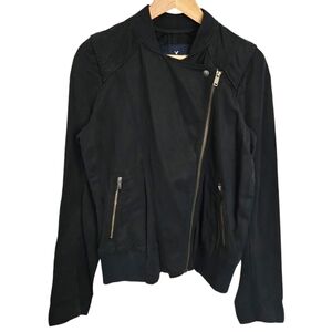 American Eagle‎ lyocell moto jacket black